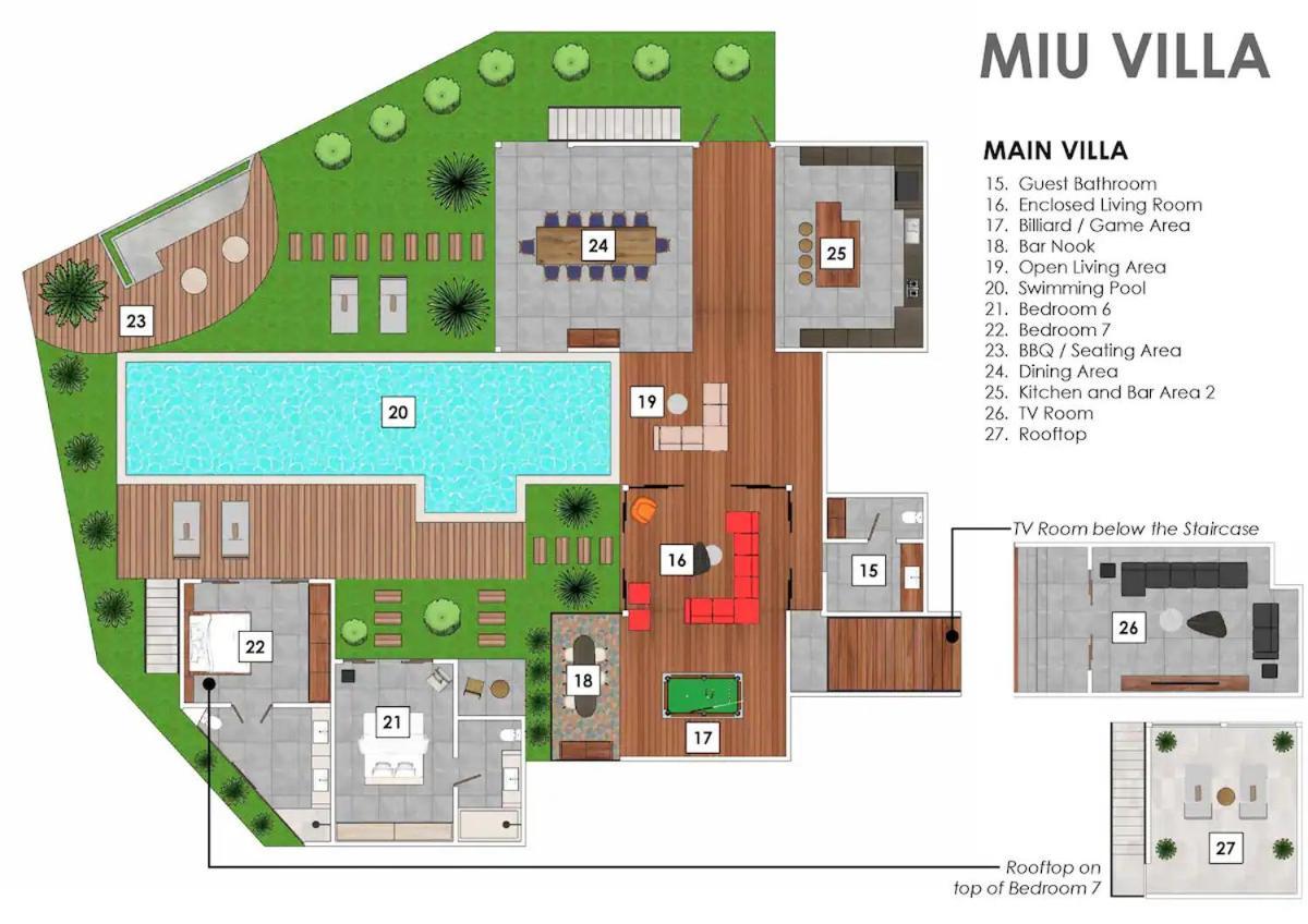 You Think You Know Canggu - Think Again! Stunning Large Luxxe 7Bed Villa Bagian luar foto
